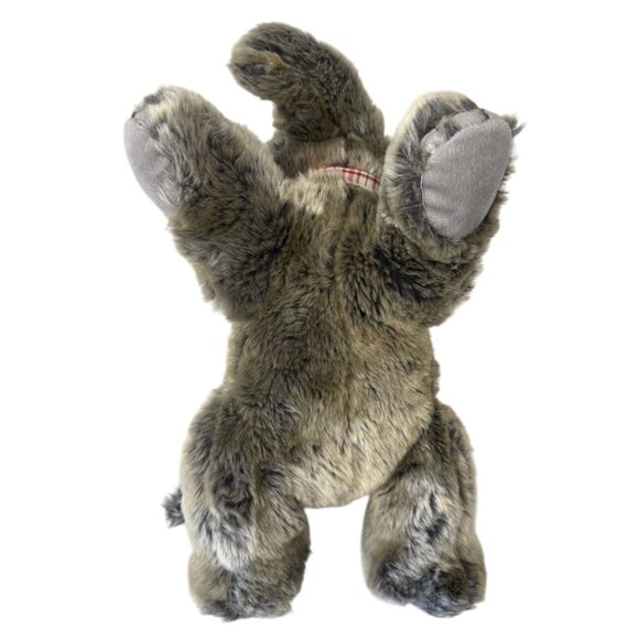 Dan Dee Collectors Choice Plush Elephant Stuffed Animal 14" Checkered Bow Soft - Picture 7 of 7